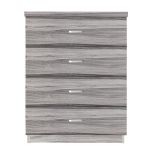 Συρταριέρα ArteLibre OCOLA Γκρι Σκούρο Μοριοσανίδα/Μελαμίνη 60x40x80cm