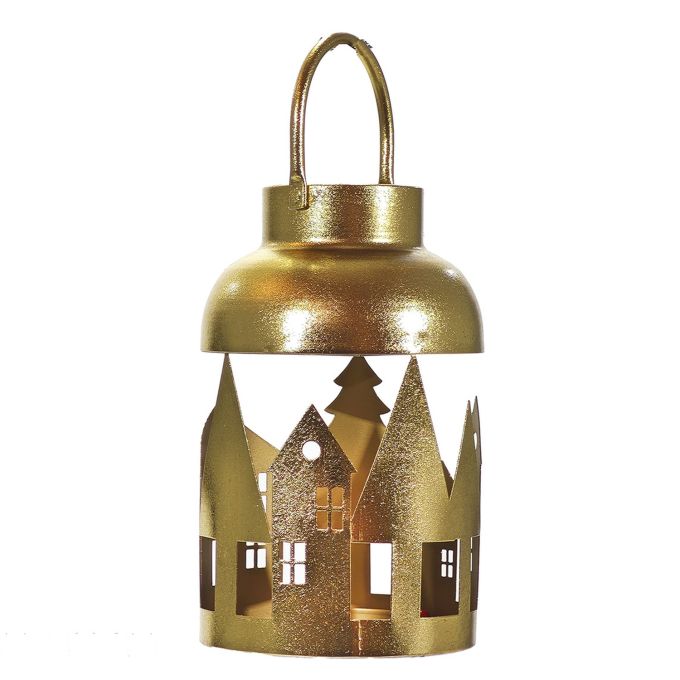 Χριστουγεννιάτικο Φανάρι T-Light 33cm Χρυσό