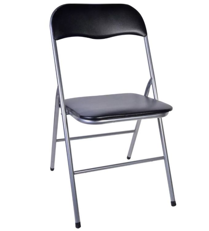 Kαρέκλα πτυσσόμενη ArteLibre Regale Μαύρο 44x48x82cm