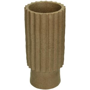 Βάζο ArteLibre Καφέ Polyresin 9.3x9.3x19.4cm