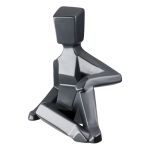 Φιγούρα 'Patras' Κεραμικό Σκούρο Γκρι 12x21x16cm