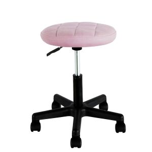 Σκαμπό Γραφείου ArteLibre THESTIA Ροζ Ύφασμα 36.5x37.5x43-54.5cm