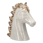 Sculpture Horse Ceramic Beige 19X9X20Cm 19X9X20Cm
