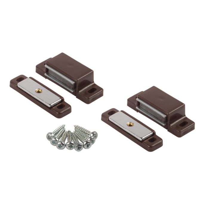 Πιαστράκι Μαγνητικό 4kg Καφέ Πλαστικό Με Μετακινουμένη Βάση