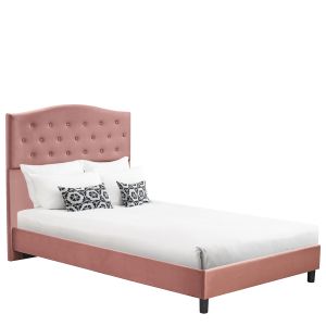 Κρεβάτι Ημίδιπλο ArteLibre JUNIPER Σάπιο Μήλο Ύφασμα Για Στρώμα 120x200cm