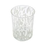 Φανάρι Κυλινδρικό Γυάλινο Διαφανές Λευκό D10X13Cm D10X13Cm