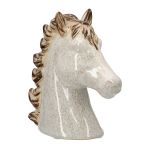 Sculpture Horse Ceramic Beige 14X6X14Cm 14X6X14Cm