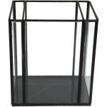 Κηροπήγιο ArteLibre Μαύρο Μέταλλο 18x13x21cm