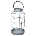 Φανάρι ArteLibre Γκρι Μέταλλο 42cm