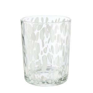 Φανάρι Κυλινδρικό Γυάλινο Διαφανές Λευκό D10X13Cm D10X13Cm