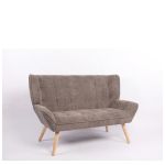 Καναπές ArteLibre NESTO Γκρι Ύφασμα/Ξύλο 86x126x78cm