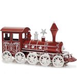 Χριστουγεννιάτικο Τρένο Μέταλλο 54x16x30cm