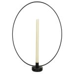 Κηροπήγιο ArteLibre Μαύρο Μέταλλο 38x8x40cm