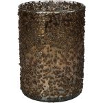 Κηροπήγιο ArteLibre Χρυσό Γυαλί 12x12x17cm