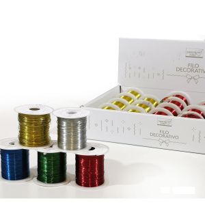 Χριστουγεννιάτικο Μεταλλικό Σύρμα Πολύχρωμο 20m Σε 5 Σχέδια