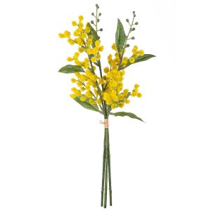 Μπουκέτο Μιμόζα ArteLibre Τεχνητό Κίτρινο 14x33cm