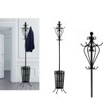 Καλόγερος Μαύρο Μέταλλο Φ28x185cm