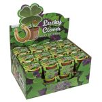 Τυχερό Τετράφυλλο Τριφύλλι Σε Πλαστική Γλάστρα