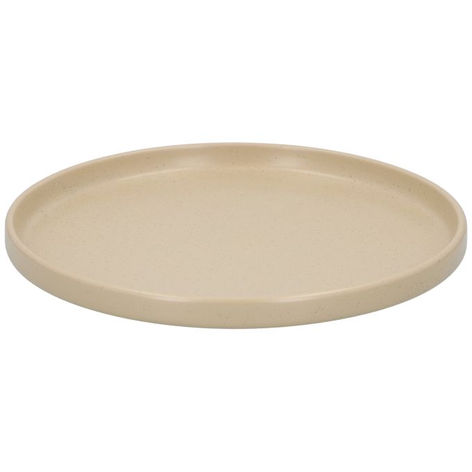 Πιάτο Δείπνου Stoneware Φ26.5cm Μπεζ