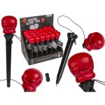 Στυλό Γάντι Μποξ Με Μηχανικσμό Εκτόξευσης Μαύρο/Κόκκινο Πλαστικό 17cm