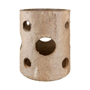 Ανεμοφωτιστικό 'Nordic' Χαρτοπολτός Καφέ 16x16.5x26.5cm