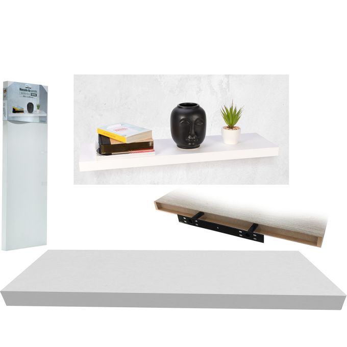 Ράφι Τοίχου Λευκό 80x23.5x3.8cm