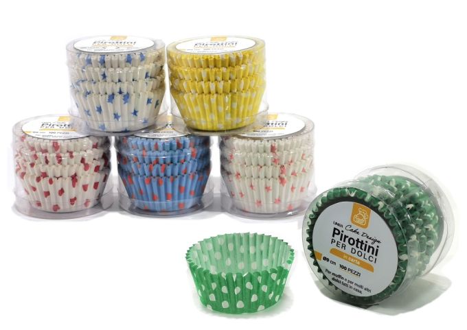 Φορμάκια Για Κέικ Φ9cm Σετ 100Τμχ