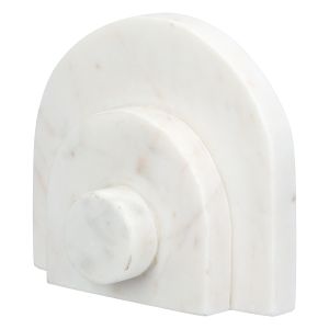 Βιβλιοθήκες Μάρμαρο Μπεζ Λευκό 12X5X11Cm 12X5X11Cm