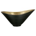 Μπωλ 'Urio' Αλουμίνιο Μαύρο 21.5x38x18cm