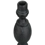 Κηροπήγιο ArteLibre Μαύρο Polyresin 8.5x8.5x22cm