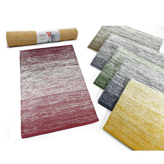 Χαλί Κουζίνας Πολύχρωμο Βαμβάκι 60x240cm Σε 6 Χρώματα