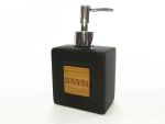 Ντισπένσερ 'Bath' Μαύρο Κεραμικό/Μπαμπού