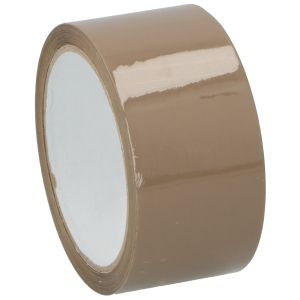 Ταινία Συσκευασίας Καφέ 6Τμχ 50m x 48mm KINZO