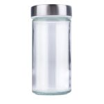 Βάση Μπαχαρικών Περιστρεφόμενη Ασημί Μεταλλική/Γυάλινη 19x23cm ALPINA