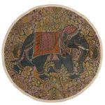 Χαλί ArteLibre Ελέφαντας Πολύχρωμο Βαμβακερό 120x120cm