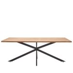 Τραπέζι Τραπεζαρίας ArteLibre DRYOPIS Φυσικό/Μαύρο Ξύλο/Μέταλλο 200x100x75cm