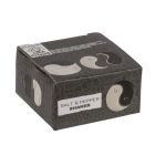 Σετ Δοχεία Αλατοπίπερο Ying Yang Λευκό/Μαύρο Κεραμικό 6x6x7cm 2Τμχ