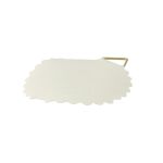 Στηριγματάκια Ανάρτησης 45 Ύφασμα Αυτοκόλλητο Λευκό 6Tμχ