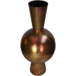 Βάζο ArteLibre Μπρονζέ Μέταλλο 30x30x70cm