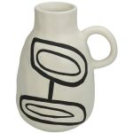 Βάζο ArteLibre Λευκό Δολομίτης 13.5x10.5x16.2cm