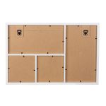 Photo Θήκη Rectangular "Imago" Acrilic Mdf Ecru Λευκό PU 48x3x32cm