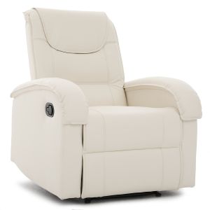 Πολυθρόνα Ανακλινόμενη ArteLibre CELAENO Εκρού PU 80x96x97cm