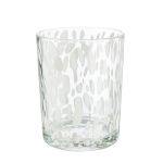 Φανάρι Κυλινδρικό Γυάλινο Διαφανές Λευκό D10X13Cm D10X13Cm