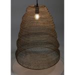 Φωτιστικό Κρεμαστό ArteLibre Χρυσό Μέταλλο 43x43x40cm