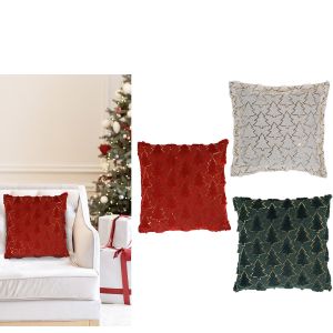 Χριστουγεννιάτικο Μαξιλάρι 45x45cm Σε 3 Σχέδια