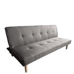 Καναπές Κρεβάτι Τριθέσιος ArteLibre MARILINA Γκρι Ύφασμα 181x86x75cm