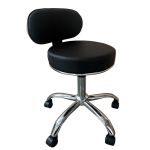 Καρέκλα Εργασίας ArteLibre FIRMEZA Μαύρο/Χρώμιο PU/Μέταλλο 47x47x67/78cm