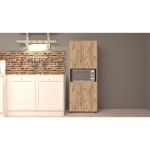 Ντουλάπι Πολλαπλών Χρήσεων ArteLibre CARMELA Φυσικό Μοριοσανίδα 60x32x140cm