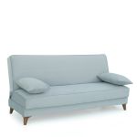 Καναπές Κρεβάτι Τριθέσιος ArteLibre LEO Ανοιχτό Γκρι 190x84x86cm