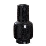 Βάζο Λαιμού Κεραμικό Μαύρο D15X30Cm D15X30Cm